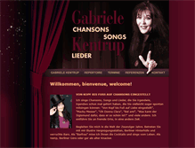 Tablet Screenshot of chansons.de